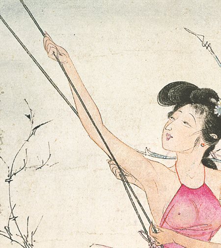 西丰-胡也佛的仕女画和最知名的金瓶梅秘戏图